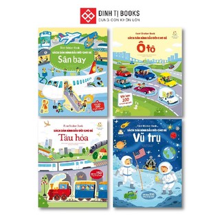 Sách - First sticker book - Sách dán hình đầu đời cho bé - Đinh Tị Books