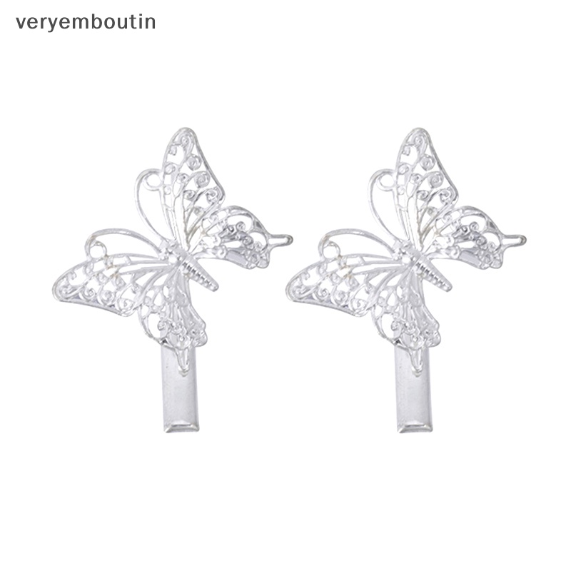 Kẹp Tóc Hình Bướm Bằng Bạc Phong Cách Vintage Cho Nữ