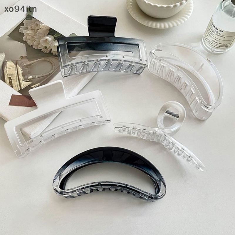 Kẹp Tóc Càng Cua Màu Gradient Phong Cách Hàn Quốc Thanh Lịch Thời Trang Cho Nữ