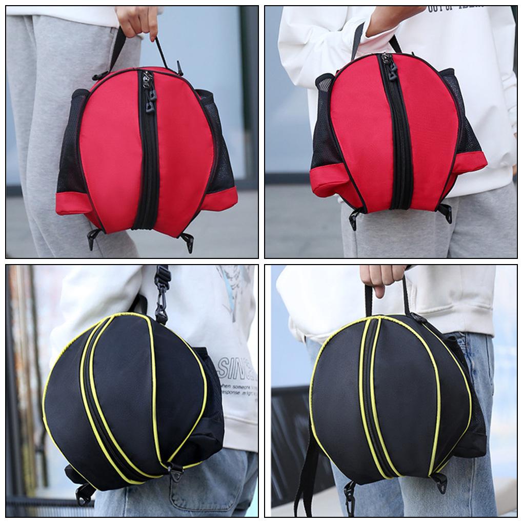 Ba Lô Đựng Bóng Rổ / Bóng Đá Di Động Bằng Vải Oxford Phối Lưới Có Thể Điều Chỉnh Và Giặt Rửa