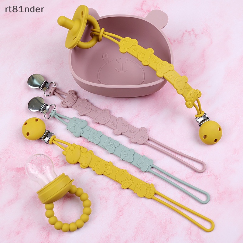 Rt Kẹp Giữ Núm Vú Giả Bằng Silicon Cấp Thực Phẩm Chống Rơi Chống Gỉ Họa Tiết Hoạt Hình One piece n