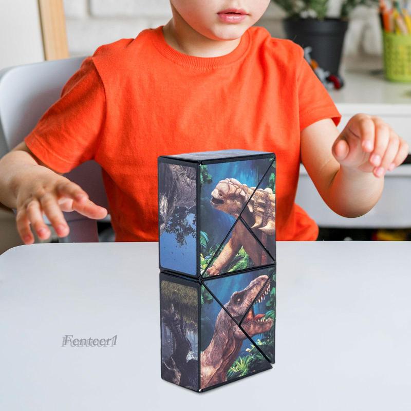 Đồ Chơi Khối Lập Phương Biến Hình 3D Mượt Mà Giáo Dục Cho Bé