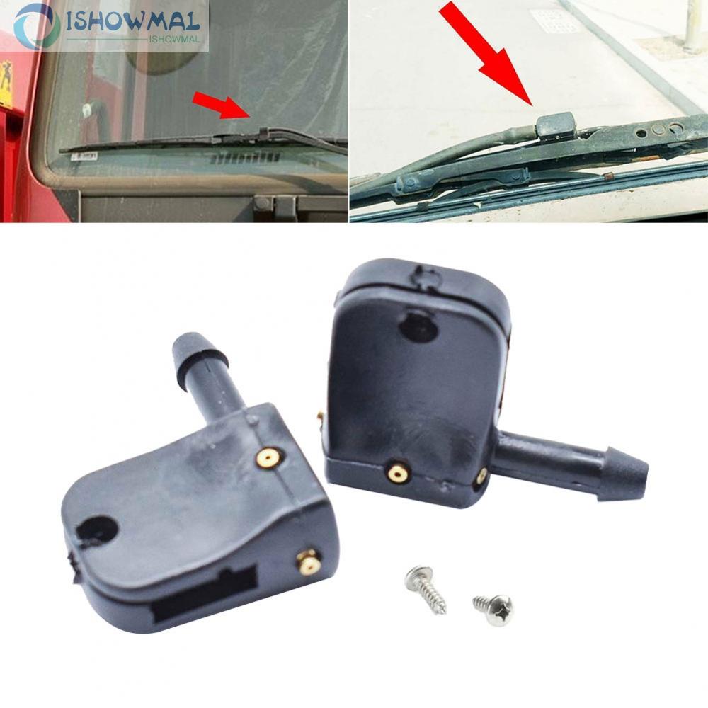 2 Vòi Phun Nước Rửa Kính Chắn Gió Xe Hơi 12mm Mới