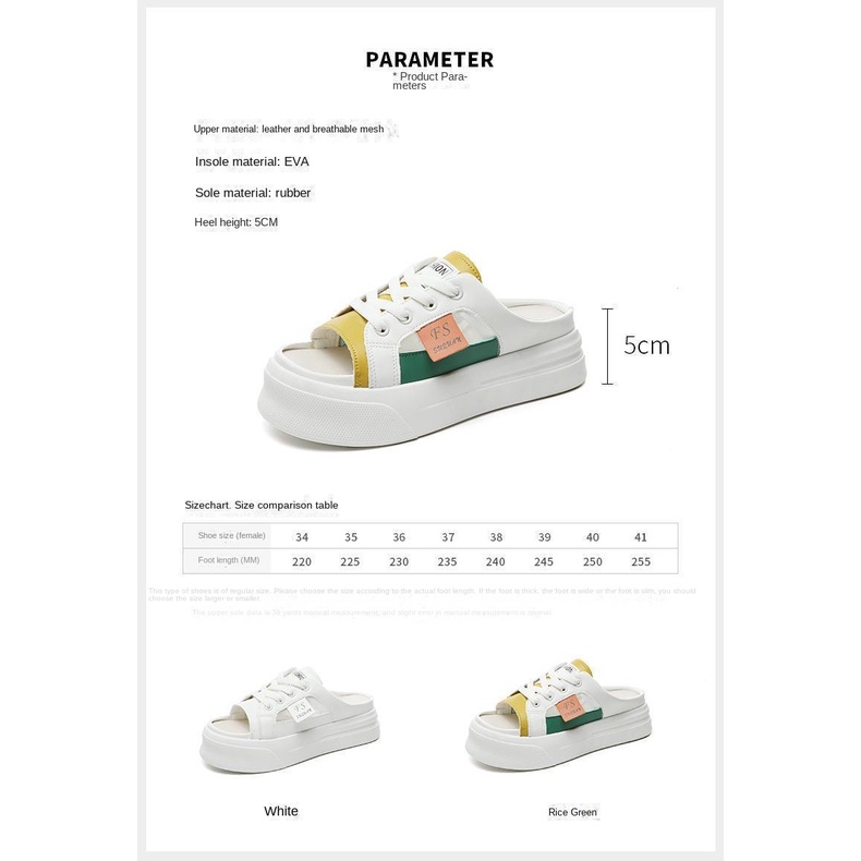 Dép Quai Ngang Đế Dày Thời Trang Mùa Hè 2023 Phong Cách Mới Cho Nữ