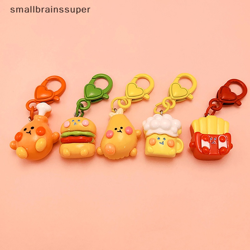 Móc Khóa Hình Đồ Ăn Chiên / Hamburger Ngộ Nghĩnh Dễ Thương