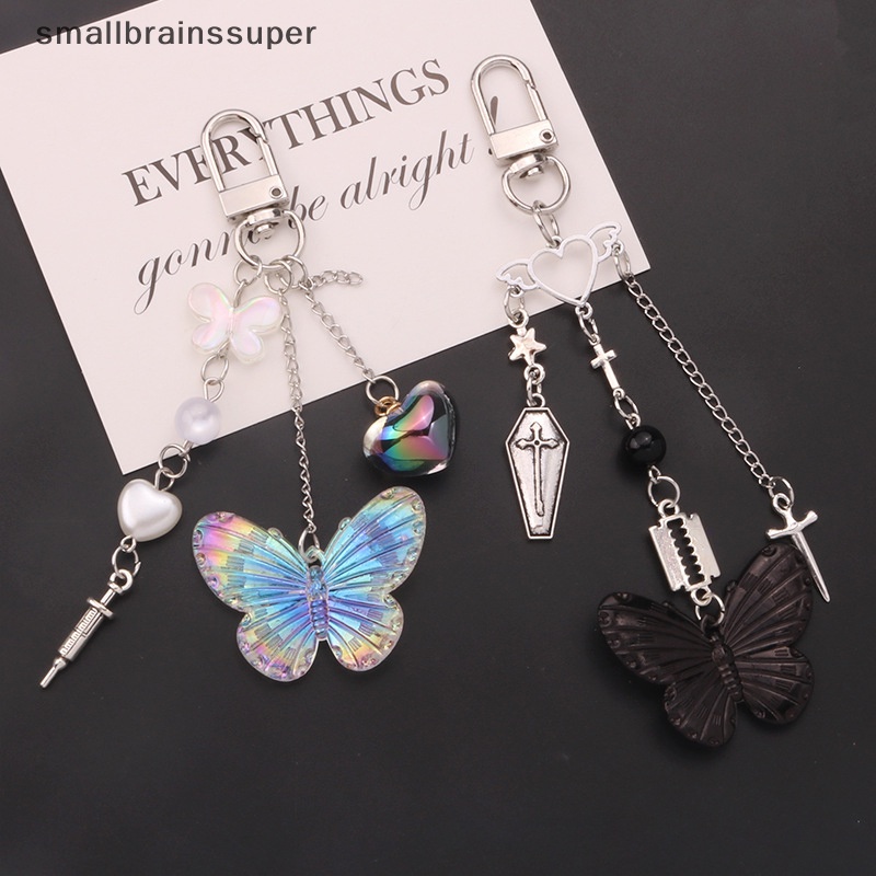 Smallbrainssuper Móc Chìa Khóa Treo Túi Xách / Tai Nghe Cá Tính Ngọt Ngào Sáng Tạo Ch SBS
