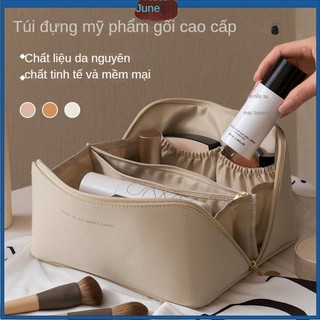 Túi Da Đựng Mỹ Phẩm Cỡ Lớn Chống Thấm Nước Tiện Dụng Khi Đi Du Lịch