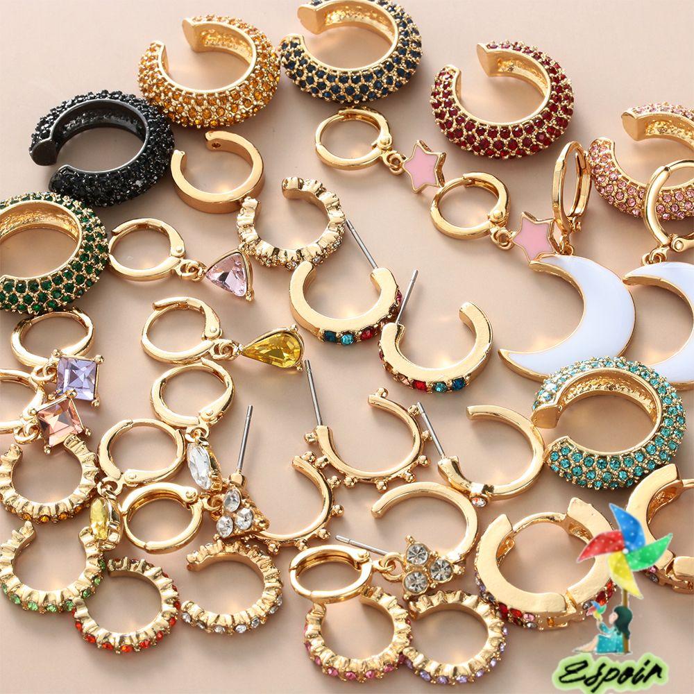 ESPO Khuyên Đeo Vành Tai Không Xỏ Lỗ Thời Trang