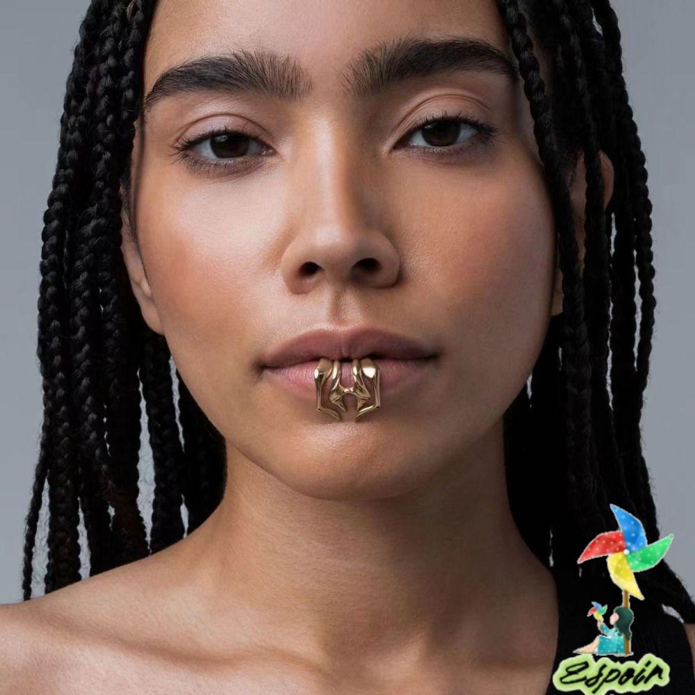ESPO Khuyên Xỏ Môi Phong Cách Punk Mới