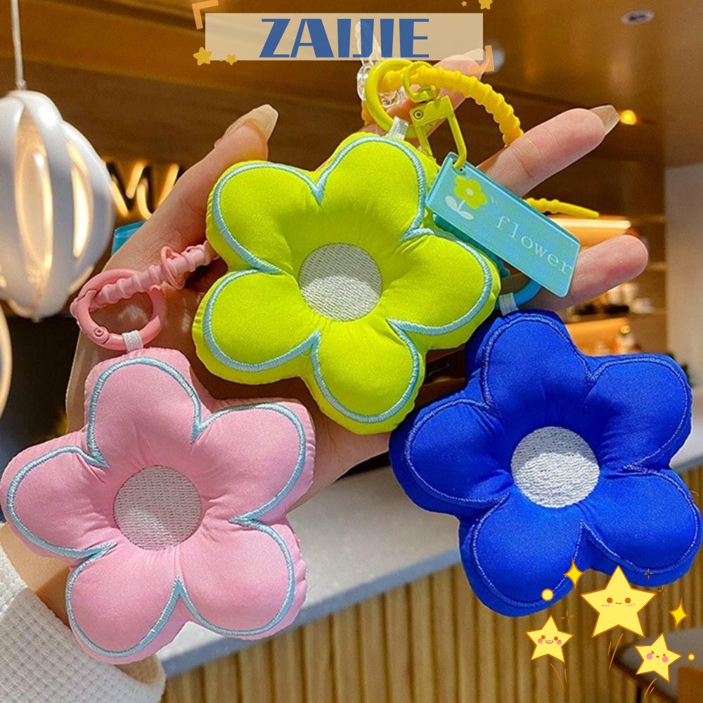 ZAIJIE24 Móc Khóa Hình Bông Hoa Dễ Thương Dùng Trang Trí Điện Thoại