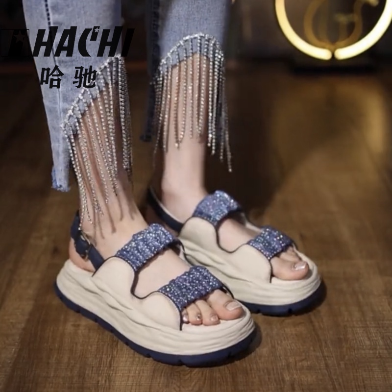 Xăng đan Đế Mềm Dày Thời Trang Mùa Hè 2023 Cho Nữ