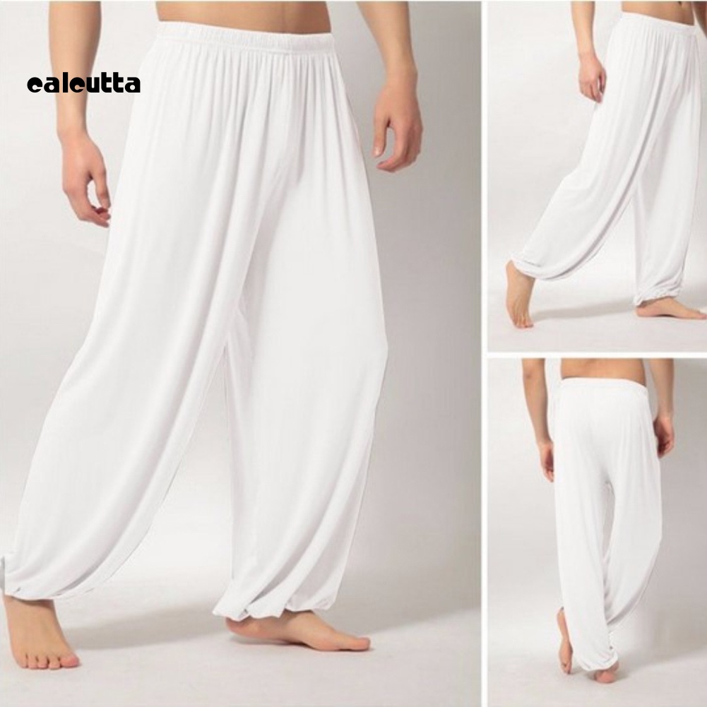 [calcutta] Quần Baggy / Nhảy / Tập Yoga Màu Trơn Đơn Giản Cho Nam