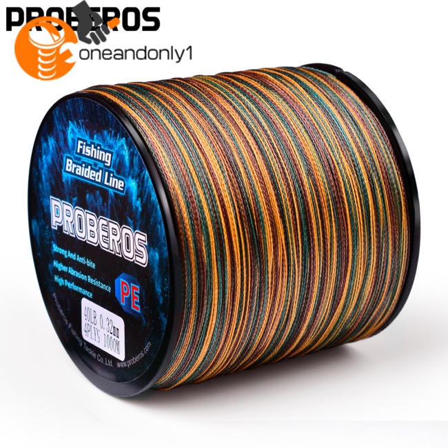 Cuộn Dây Câu Cá Bện 8 Sợi 300 / 500 / 1000 Mét 10-20 - 30-40 - 50-60 - 80-100lb Chất Lượng Cao