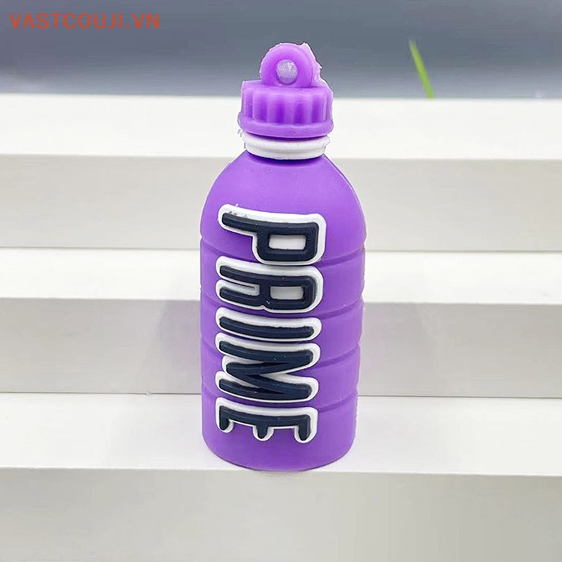 Móc Khóa Hình Chai Nước VASTJI Prime DIY Bằng Cao Su Mềm Đáng Yêu