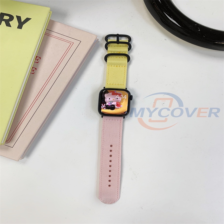 Dây Đeo Đồng Hồ Bằng Silicone Nylon Cho Apple Watch Series 8 Ultra Pro 7 6 SE 5 4 3 2 1 Size 49mm 41mm 45mm 44mm 42mm 40mm 38mm