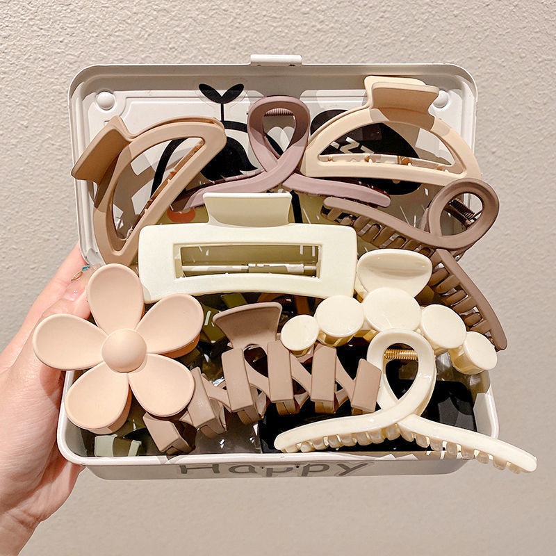 Kẹp tóc phong cách Hàn Quốc màu vintage