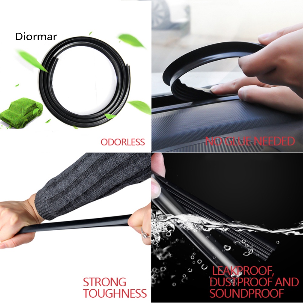 Viền Dán Cách Âm EPDM Tự Động Thông Dụng Cho Bảng Điều Khiển Xe Hơi