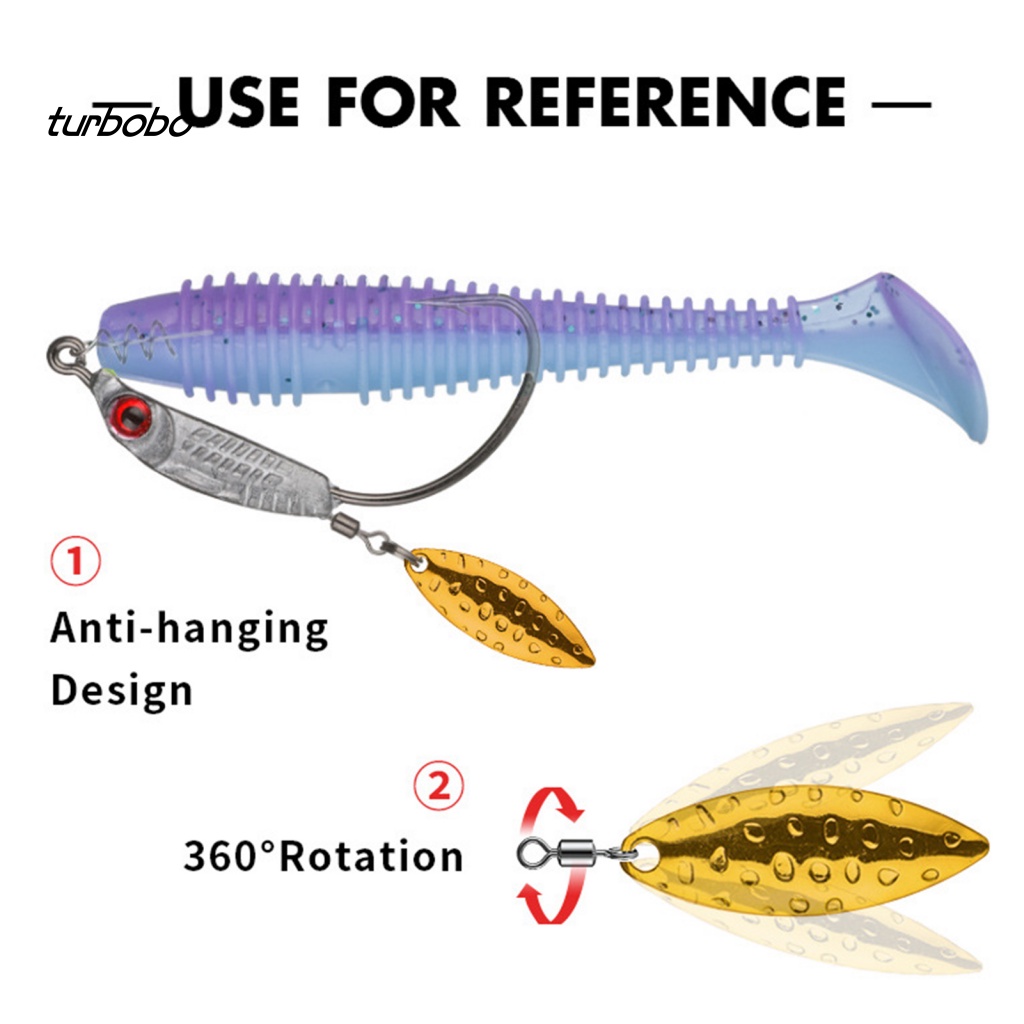 Móc Câu Cá Xoay 360 Độ Bằng Hợp Kim Nhôm Tiện Dụng