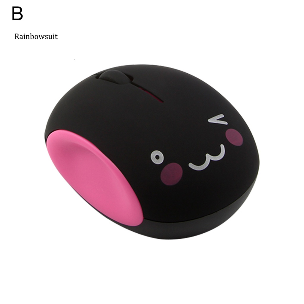 Chuột Không Dây 1200DPI 3 Nút USB 20 Họa Tiết Dễ Thương Có Thể Sạc Lại Cho Máy Tính