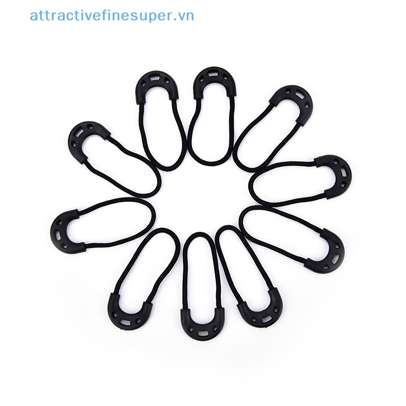 10 Dây Khoá Kéo Màu Đen Có Khóa Kéo Tiện Dụng