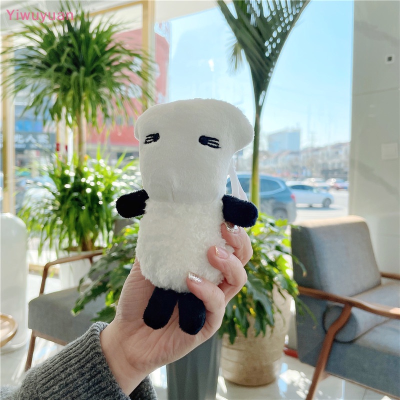 < Yiwuyuan > Móc Khóa Hình Cừu Nhồi Bông Màu Trắng Sáng Tạo Và Thiết Thực Thời Trang Dễ Thương Dành Cho Học Sinh Mới