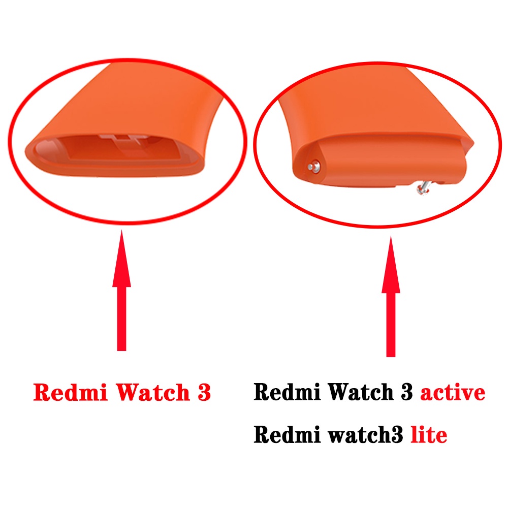 Dây Đeo Silicon Thay Thế Cho Đồng Hồ Thông Minh Redmi Watch 3 3 Active 3 Lite