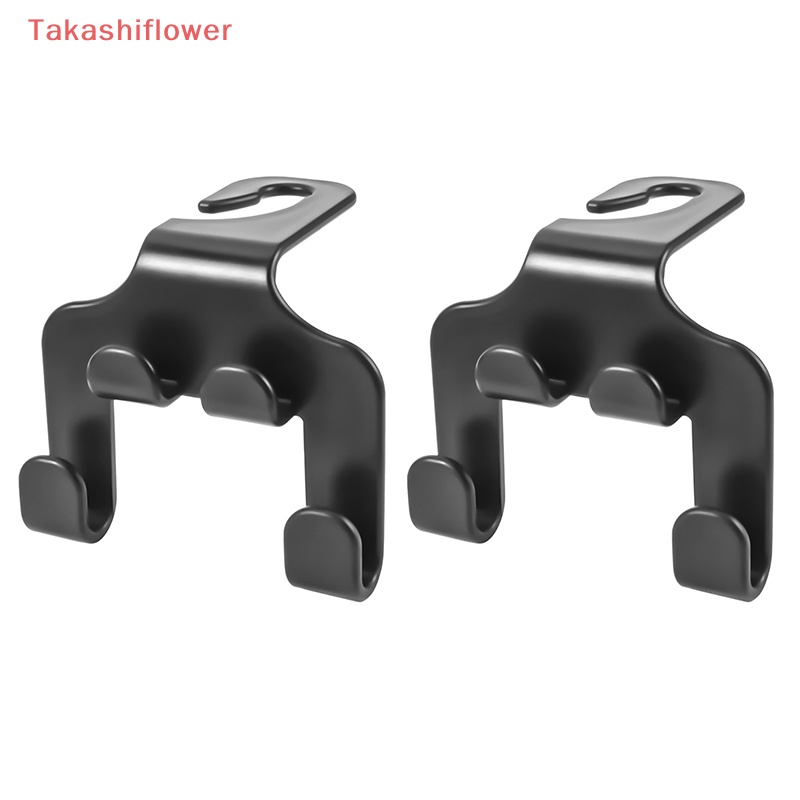 [TakashiflowerV] Set 2 Móc Treo Túi Xách / Áo Khoác / Đồ Dùng Xe Hơi Màu Đen Thông Dụng