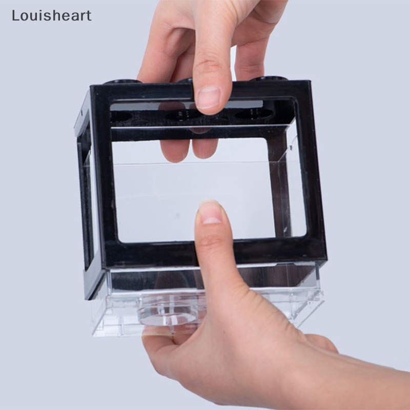 Bể Cá Mini Louisheart Bằng Acrylic Trong Suốt Nhiều Màu Độc Đáo