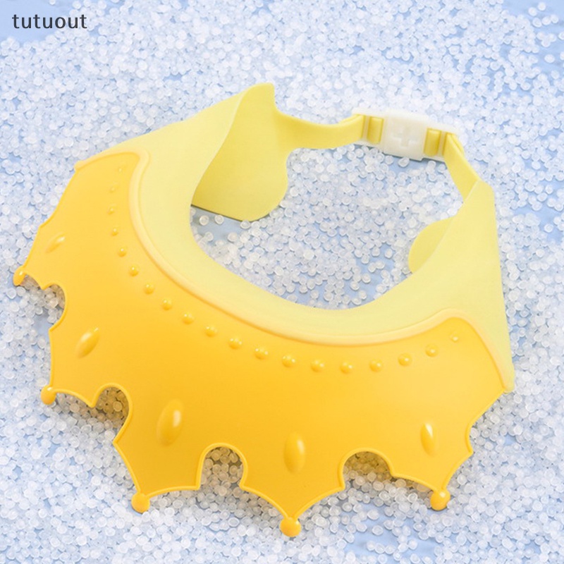 Mũ Chắn Nước Gội Đầu Bảo Vệ Tai Họa Tiết Hoạt Hình Cho Bé