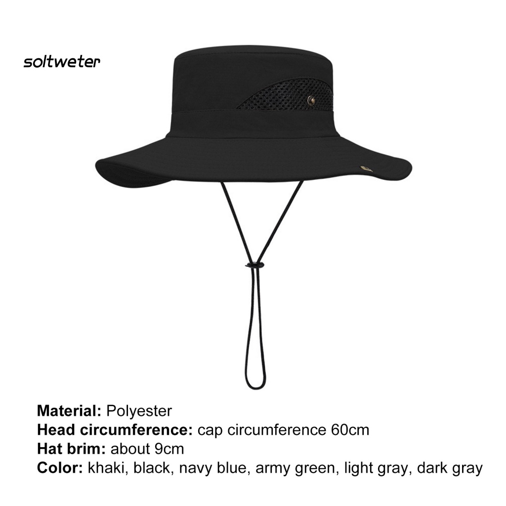 Mũ Tai Bèo Vành Rộng Có Thể Xoay 360 Độ Chống Tia UV Đa Năng Thoáng Khí Tiện Dụng Mang Theo Du Lịch Cắm Trại