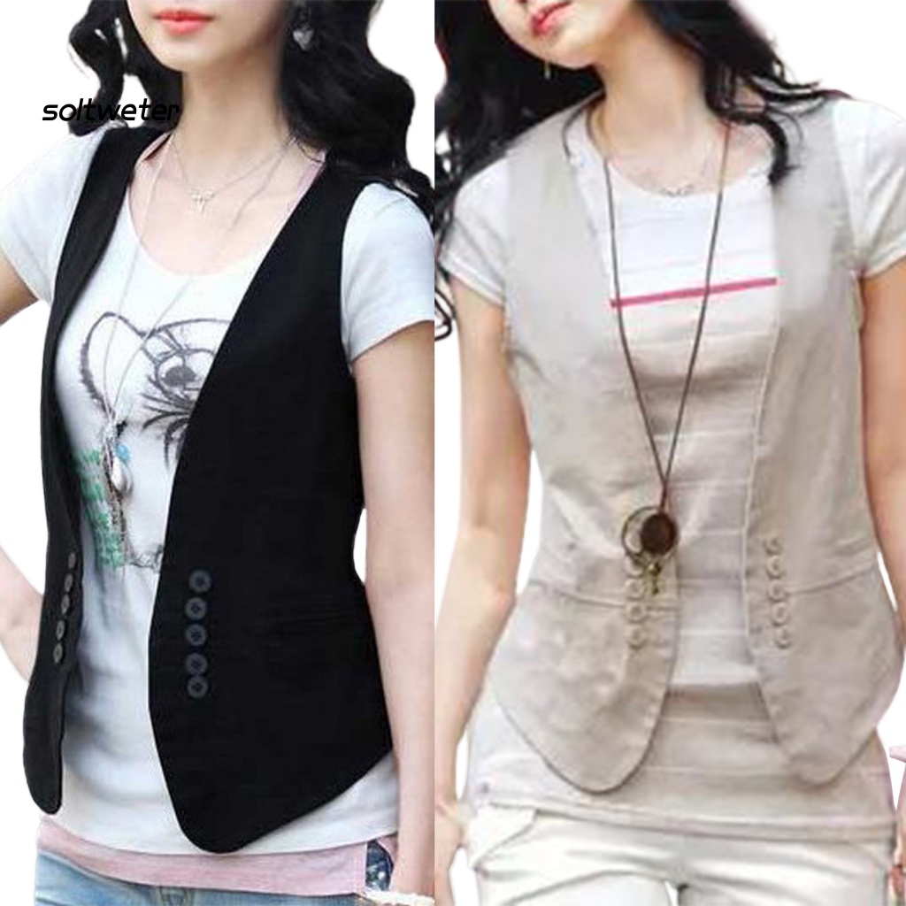 Áo Khoác Vest Plus Size Thời Trang Nữ