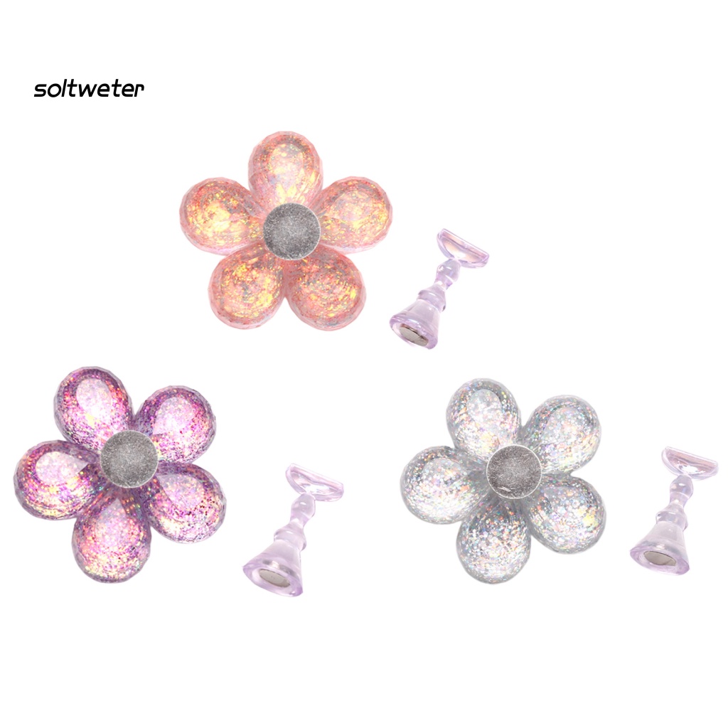 1 Bộ Giá Đỡ Nam Châm Trưng Bày Móng Tay Giả Màu Sắc Sống Động Sáng Tạo DIY