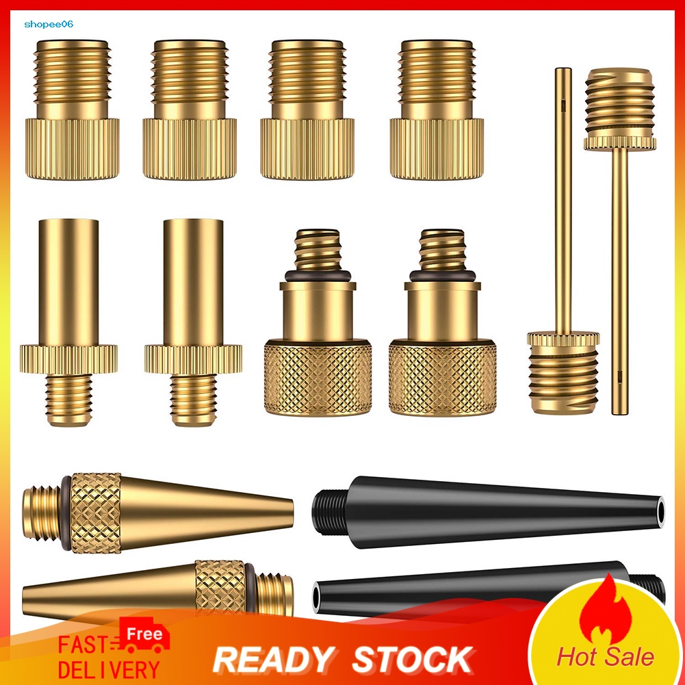 14 Van Bơm Hơi Bánh Xe Đạp Kèm 10 Vòng Niêm Phong