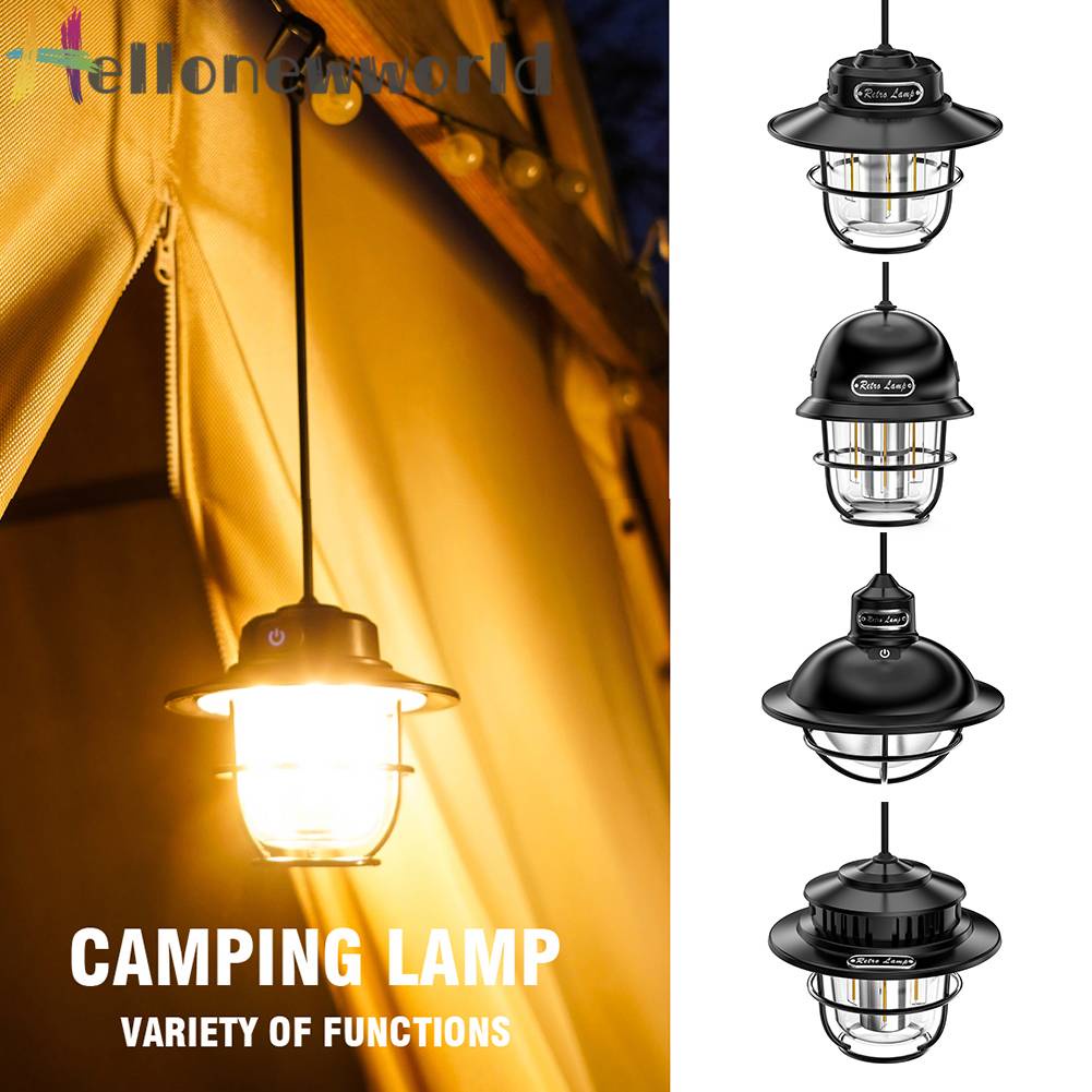 Đèn Cắm Trại Chống Thấm Nước IPX4 1200mAh 200LM