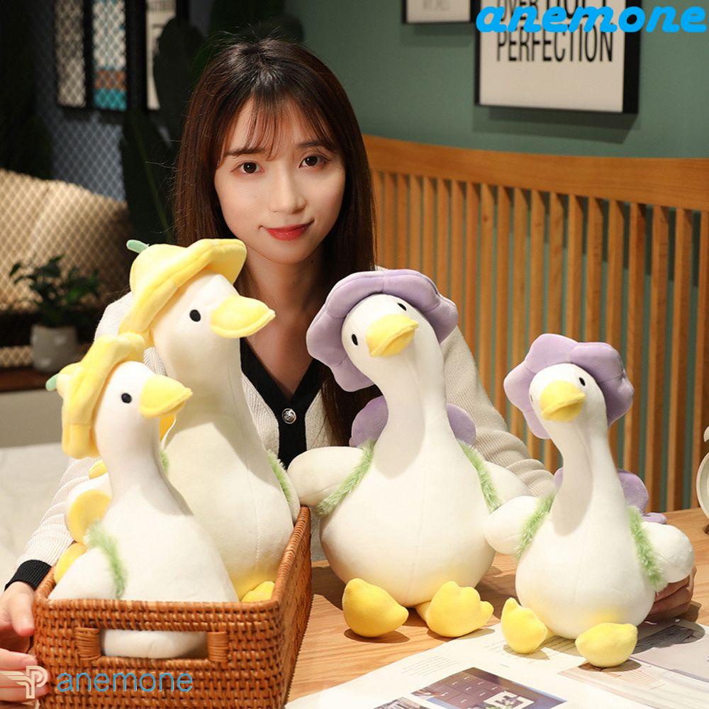 ANEMONE Thú Nhồi Bông Hình Chú Vịt Hoạt Hình Dễ Thương Trang Trí Phòng