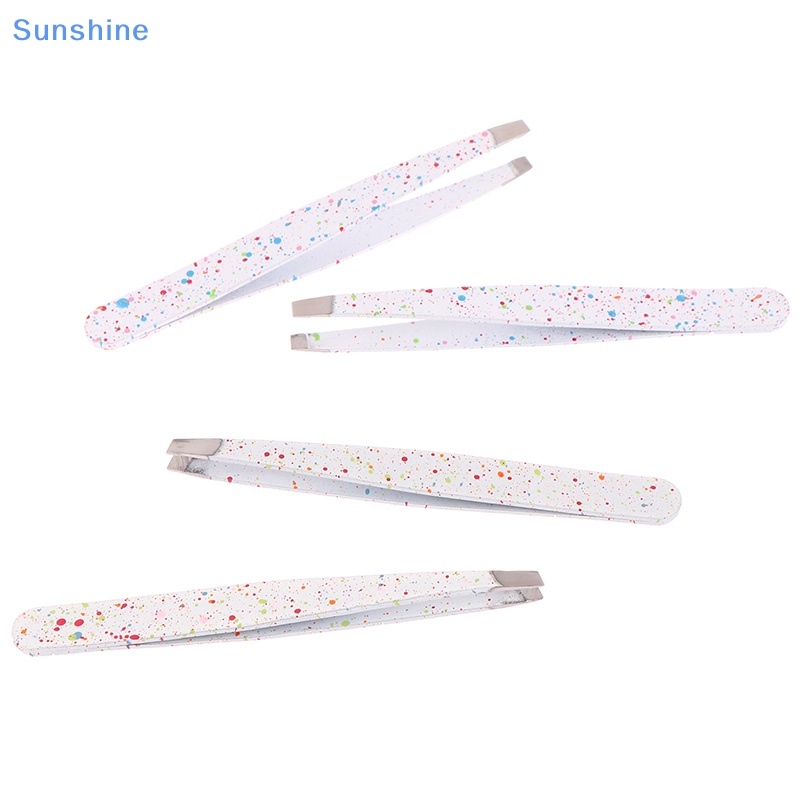 1 Nhíp Tỉa Chân Mày Bằng Thép Không Gỉ Nhiều Màu Sắc