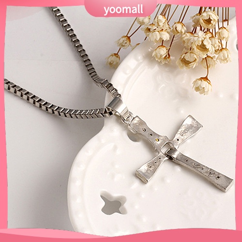 Vòng cổ Mặt Thánh Giá Đính Đá Thời Trang Dành Cho Nam