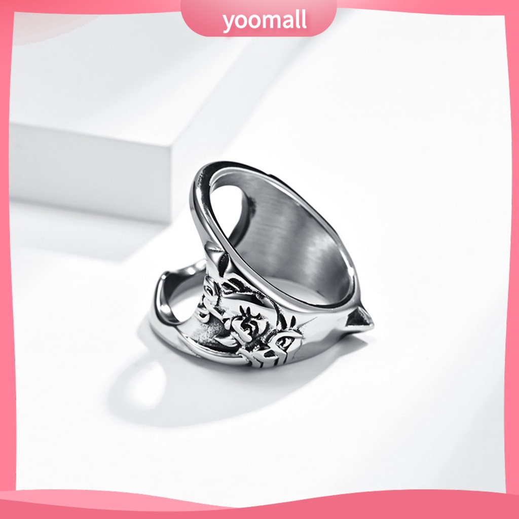 Nhẫn Mở Nắp Chai Bằng Thép Titan Tinh Tế Chống Biến Dạng