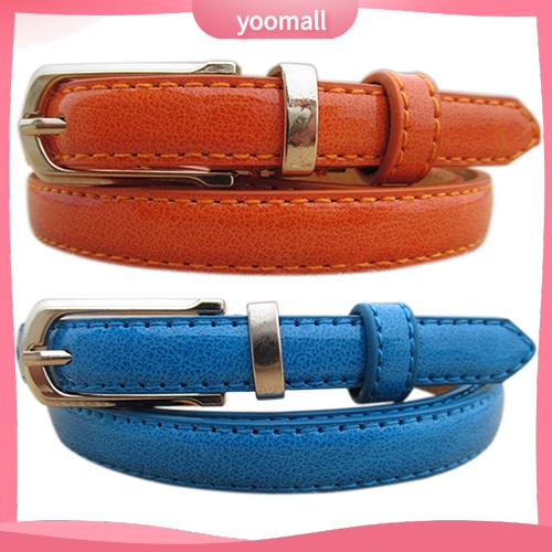 Thắt Lưng Giả Da Màu Kẹo Thời Trang Mùa Hè Cho Nữ