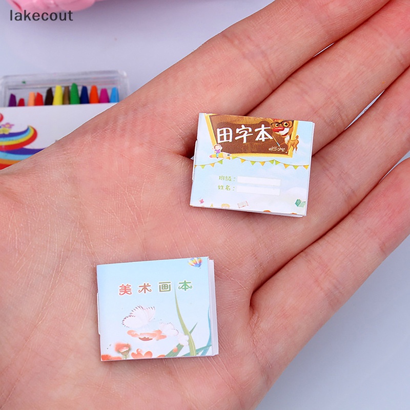 Sổ Ghi Chép Mini Tỉ Lệ 1 / 12 Dùng Trang Trí Nhà Búp Bê