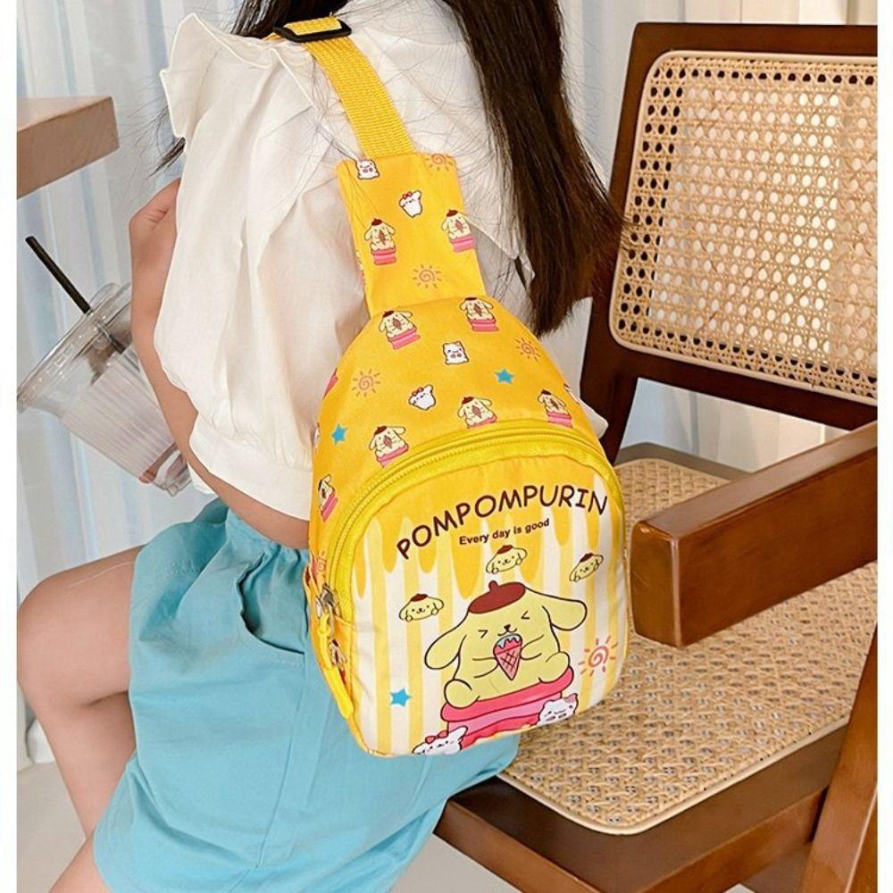 ANEMONE Túi Đeo Chéo Ngực Đựng Tiền Xu Mini Kuromi Hoạt Hình Cinnamoroll Kuromi Thời Trang Thích Hợp Làm Quà Tặng Cho Trẻ Em