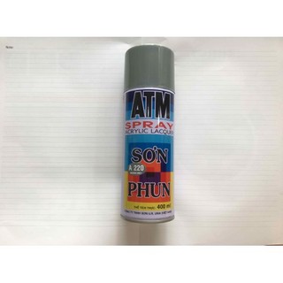Sơn xịt ATM A220 ghi đậm