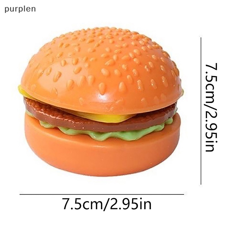 Đồ Chơi Squishy Hình Bánh Hamburger 3D Giúp Giảm Căng Thẳng