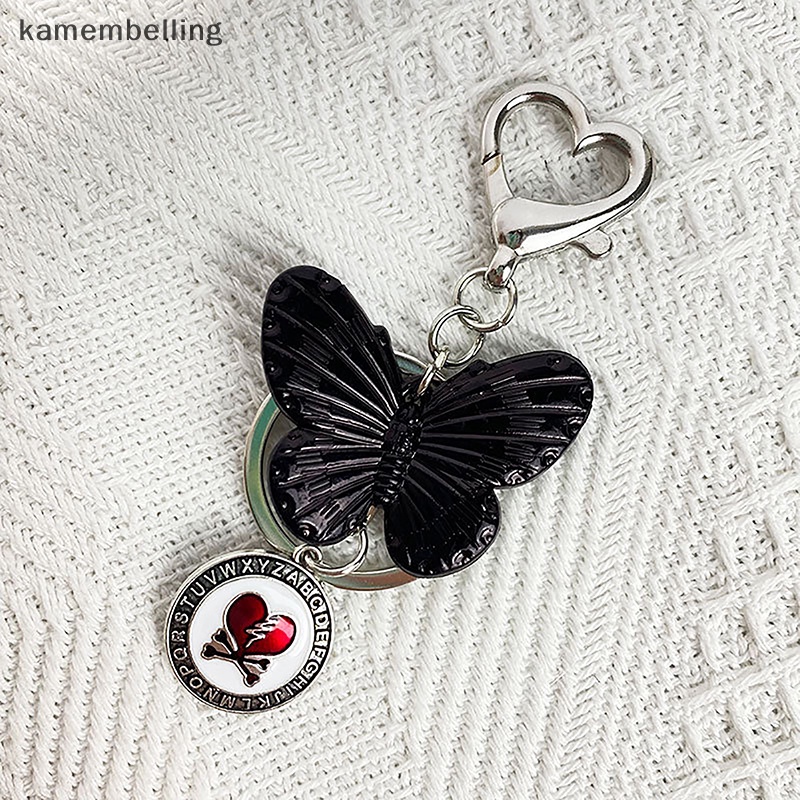 Kamembelling Móc Khóa Điện Thoại Y2K Bằng Acrylic Hình Bướm Vintage