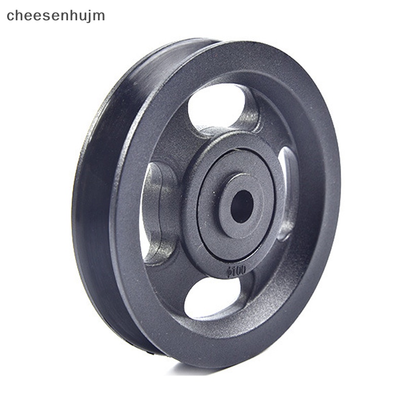 1 Ròng Rọc 100mm Chất Liệu Abs Màu Đen Chống Mòn Dùng Để Tập Gym