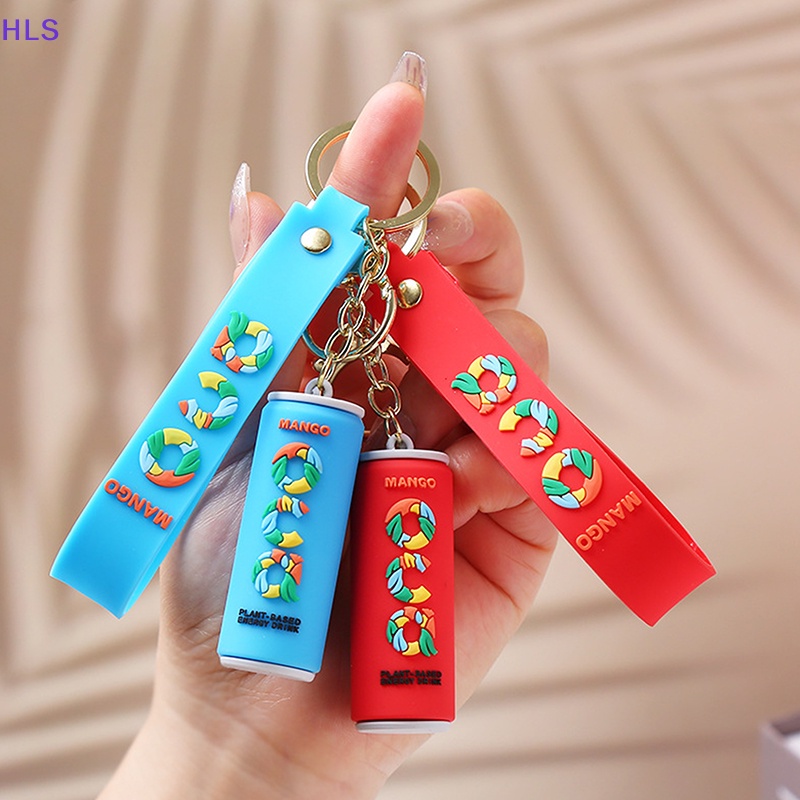 Móc Khóa Hình Bình Nước 3D Bằng Cao Su Mềm Sáng Tạo