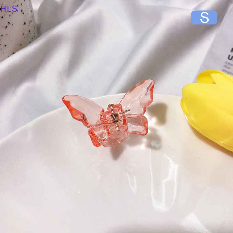 Kẹp Tóc Bướm Màu Laser Cực Quang Phong Cách Hàn Quốc Cho Nữ