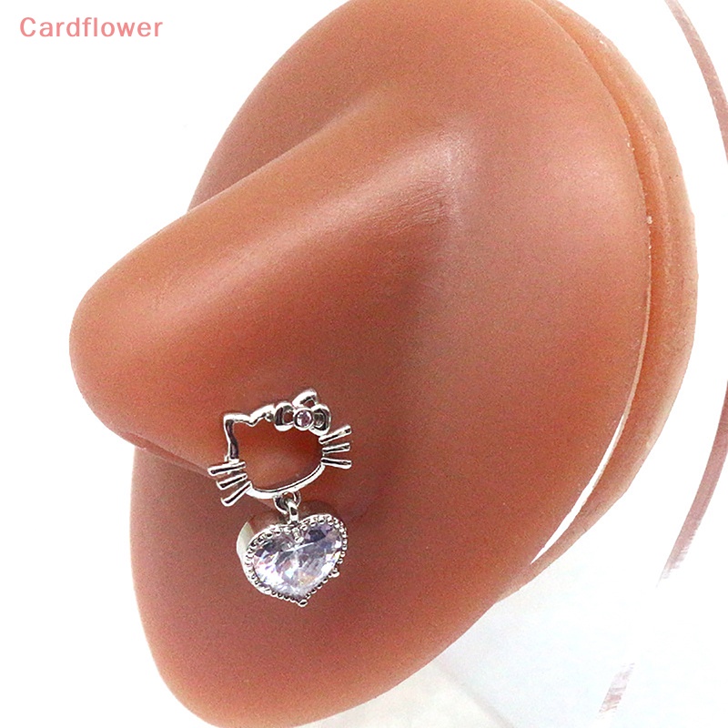 Khuyên Mũi Bằng Thép Không Gỉ Hình Trái Tim / Bướm / Mèo Thời Trang Mới Cho Nữ