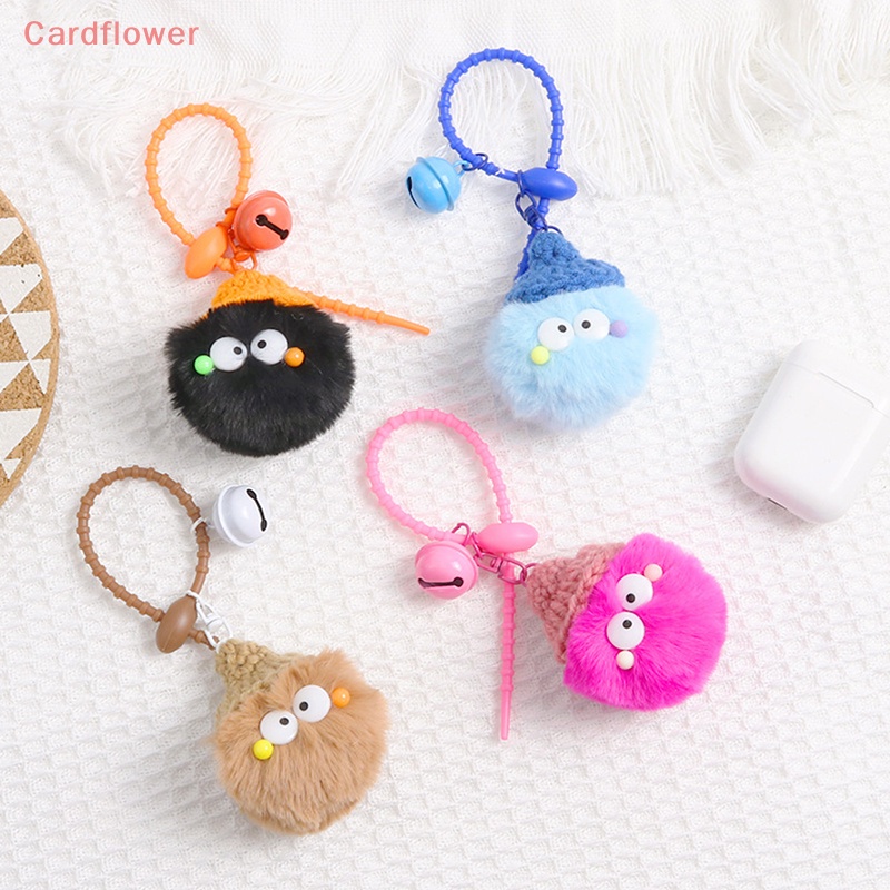 Móc Khóa Quả Cầu Lông Xù Hoạt Hình Dễ Thương Dành Cho Nữ