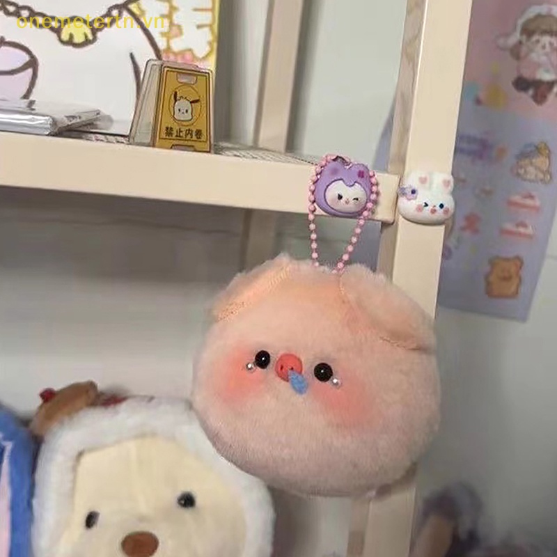 Móc Khóa Hình Heo Nhồi Bông Mềm Mại Đáng Yêu Cho Bé